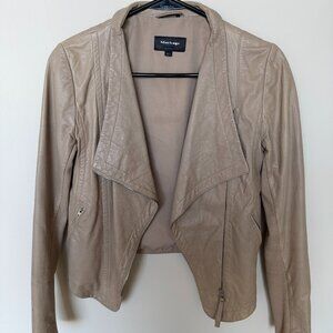 Mackage Beige Lambskin Leather Jacket (Sz. XS)
